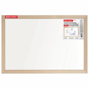 Доска магнитно-маркерная 30х45 см, деревянная рамка, BRAUBERG "Wood", 238793