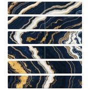 Закладки для книг МАГНИТНЫЕ, "АССОРТИ 5 ДИЗАЙНОВ ABSTRACTION", 6 штук, 60x20 мм, FUNSTER (ФАНСТЕР), 116653