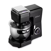 Миксер планетарный KITFORT KT-3434, 1300 Вт, 10 скоростей, 3 насадки, чаша 4,5 л, кухонные весы, черный, КТ-3434