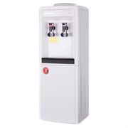 Кулер для воды AQUA WORK 0.8-LDR, напольный, НАГРЕВ/ЭЛЕКТРОННОЕ ОХЛАЖДЕНИЕ, 2 крана, белый, 27930