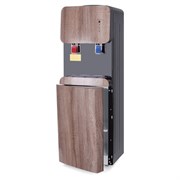 Кулер для воды AQUA WORK 105-LDR, напольный, НАГРЕВ/ЭЛЕКТРОННОЕ ОХЛАЖДЕНИЕ, 2 крана, дерево, 34389