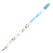 Карандаш чернографитный с принтом ЮНЛАНДИЯ КОРГИ, 1 шт., HB, с ластиком, корпус ассорти, 182009