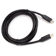 Кабель USB 3.1 Type-C-Type-C, 1,8 м, CABLEXPERT, 5 А, 100 Вт, PD/QC3.0, медь, черный, CCP-USB3.1-CMCM2-1.8M