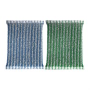 Губка-скрабер 13х8,5х1,5 см, поролон + абразивная оплетка, КОМПЛЕКТ 2 штуки, посуда, уборка, LAIMA, 700057