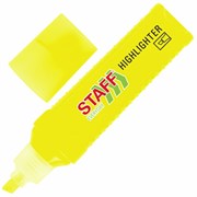 Текстовыделитель STAFF "EVERYDAY HL-707", ЖЕЛТЫЙ, линия 1-5 мм, скошенный наконечник, 152542