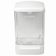 Дозатор для жидкого мыла LAIMA, НАЛИВНОЙ, 1 л, белый, ABS-пластик, 601794