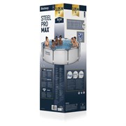 Каркасный бассейн "Steel Pro Max" 305х76 см, 4678 л, усиленный каркас, BESTWAY, 56406