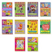 Блокнот развивающий с IQ задачами (активити блокнот), ассорти 10 видов, 80 стр., 145х105 мм, Айрис-Пресс