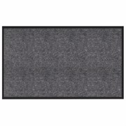 Коврик придверный 90х150 см, СЕРЫЙ, влаго-грязезащитный, 450 г/м2, ребристый, PRIMILA (ПРИМИЛА) EXTRA, 701026