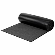 Коврик ДОРОЖКА 0,9х10 м, СЕРЫЙ, влаго-грязезащита, 430 г/м2, ребристая, LAIMA EXPERT, 701043