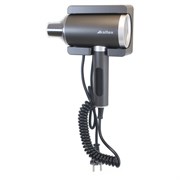 Фен для волос настенный KSITEX F-2000C JET, 2000 Вт, пластик, 2 скорости, 2 температурных режима, серый