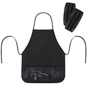 Фартук с нарукавниками для уроков труда BRAUBERG, 3 кармана, 46x54 см, "City car", 273639