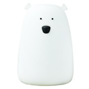 Ночник силиконовый LED "Медведь" 111x111x160 мм, белый свет/RGB, таймер, USB, аккумулятор 1200 мАч, DASWERK (ДАСВЕРК), 238938