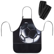 Фартук с нарукавниками для уроков труда BRAUBERG KIDS, 2 кармана, регулировка по росту, 46x54 см, "Score ball", 273759