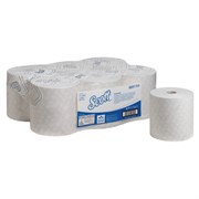 Полотенца бумажные рулонные KIMBERLY-CLARK Scott, КОМПЛЕКТ 6 шт., 350 м, белые, 6691