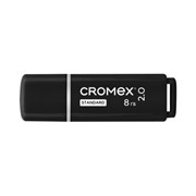 Флеш-диск 8 GB, CROMEX (КРОМЕКС) Standard USB 2.0, черный, 514157