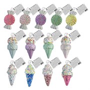 Украшение ёлочное (1 шт.), "Сладости", 8 см, ассорти 25 дизайнов, ЗОЛОТАЯ СКАЗКА, 592581