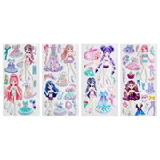 Наклейки зефирные "Переодевашки", 19,5х9,5 см, ассорти 4 вида, FUNSTER (ФАНСТЕР), 666103