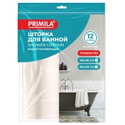 Шторка для ванной ПОЛИЭСТЕР, 180х180 см, кольца в комплекте, ЗОЛОТОЙ БРИЛЛИАНТ, PRIMILA (ПРИМИЛА), 700089