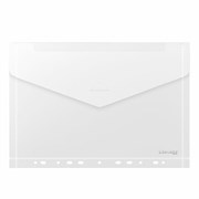 Папка-конверт с перфорацией А4, BRAUBERG "UNIVERSAL", КОМПЛЕКТ 10 шт., прозрачная, 0,15 мм, 273078