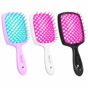 Расческа для волос массажная 20х8,5 см, цвета АССОРТИ MONTE VITA (МОНТЕ ВИТА), 457415