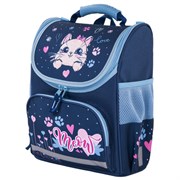 Ранец ПИФАГОР BASIC, 1 отделение, 3 кармана, эргономичная спинка, "Little friend", 35х28х18 см, 270684