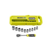 Набор из трещотки и торцевых головок Ryobi RHRS11PC