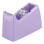 Диспенсер для клейкой ленты шириной до 26 мм, ЛАВАНДОВЫЙ (лента в подарок!), утяжеленный большой, BRAUBERG, 701460