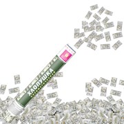 Хлопушка пневматическая 40 см "DOLLARS", бумага, наполнитель "доллары", ЗОЛОТАЯ СКАЗКА, 592463