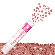 Хлопушка пневматическая 20 см "ВОЛШЕБСТВО" фольга, круги, розовое золото, ЗОЛОТАЯ СКАЗКА, 592468