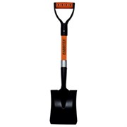 Лопата для авто и туризма, совковая 16х20 см, ОБЩАЯ ДЛИНА 70 см, черенок стекловолокно, V-ручка, RABBITEX (РАББИТЕКС) "FIBERGLASS", 700485