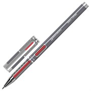 Ручка гелевая BRAUBERG "GEL ONE", КРАСНАЯ, стандартный узел 0,5 мм, линия письма 0,35 мм, 144038