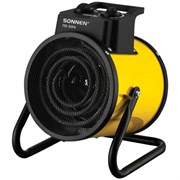 Тепловая пушка электрическа SONNEN TSE-20FA, 2000 Вт, ТЭН/спиральный нагревательный элемент, 2 режима, 456207