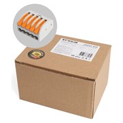 Строительно-монтажная 5-проводная клемма Stekker LD222-615