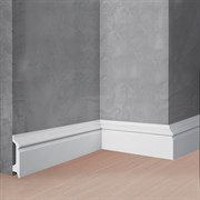 Ударопрочный влагостойкий напольный плинтус под покраску Stenopol C7122