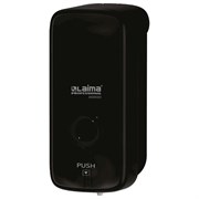 Дозатор для жидкого мыла-пены LAIMA PROFESSIONAL PREMIUM BLACK, НАЛИВНОЙ, 1 л, черный, ABS-пластик, 609520