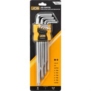 Набор ключей шестигранных экстрадлинных JCB JCB-5093TXL(60957)