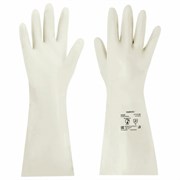 Перчатки нитриловые КЩС, EXTRA STRONG, химически устойчивые, белые, размер 7-7,5, S (малый), RABBITEX (РАББИТЕКС), 700914