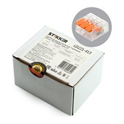 Универсальные компактные трехпроводные клеммы Stekker LD221-413