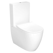 Напольный пристенный безободковый унитаз Vitra Sento Rim-ex BTW