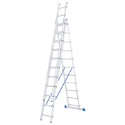 Алюминиевая трехсекционная лестница Сибртех 97821