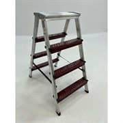 Двусторонняя алюминиевая стремянка Sarayli КОЛОР