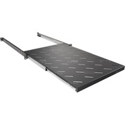 Полка выдвижная NTSS глубина 700мм, крепление 19 1U, для шкафов глубиной 1000мм, черный RAL 9005