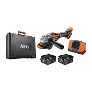 Бесщеточная болгарка (ушм) AEG BEWS18-125BLLI-502C