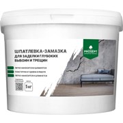 Шпатлевка-замазка для заделки глубоких выбоин и трещин PROSEPT Plastix 5 кг