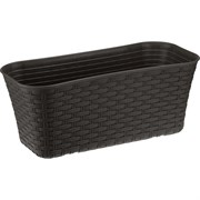 Балконный ящик IDEA РОТАНГ 400 М 3225 коричневый