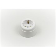 Пластиковая розетка Interior Electric серии "вектор"