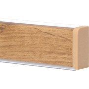 Плинтус ООО ДЕКОПЛИНТ КВАДРО Д № 2052 дуб вотан 3.05 м