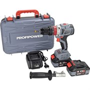 Аккумуляторная бесщеточная ударная дрель Profipower MKDHP-18V