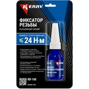 Разъемный фиксатор резьбы KERRY синий, 6 мл